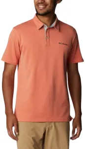 Columbia NELSON POINT POLO Pánske polo tričko, oranžová, veľkosť #5430397