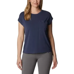 Columbia BOUNDLESS TREK SHORT SLEEVE TEE Dámske tričko, modrá, veľkosť