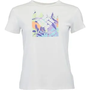 Columbia SUN TREK SS GRAPHIC TEE Dámske tričko, biela, veľkosť #6473283