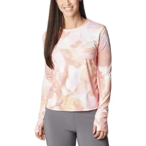 Columbia W SUN DEFLECTOR SUMMERDRY™ LS SHIRT Dámske športové tričko, ružová, veľkosť #6241899