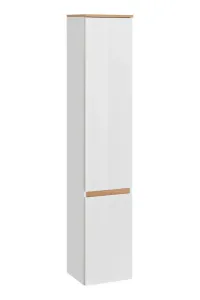 Kúpeľňová skrinka Platinum 800 2D alpská biela/dub kraft zlatý