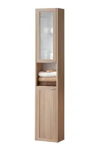 Kúpeľňová skrinka vysoká Piano 800 2D dub sonoma