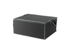 Compactor textilný úložný box na 2 periny 55 × 45 × 25 cm – čierny