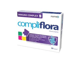 compliflora Immuno complex, probiotikum s vit. D a zinkom, 30 cps