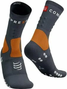 Compressport HIKING SOCKS Turistické ponožky, sivá, veľkosť