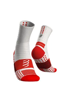 Compressport PRO MARATHON SOCKS Bežecké ponožky, biela, veľkosť 42-44
