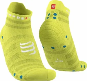 Compressport Pro Racing Socks v4.0 Ultralight Run Low Primerose/Fjord Blue T4 Bežecké ponožky