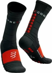 Compressport Pro Racing Socks Winter Run Black/High Risk Red T3 Bežecké ponožky
