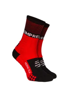 Compressport PRO RACING SOCKS WINTER TRAIL Zimné  bežecké ponožky, červená, veľkosť