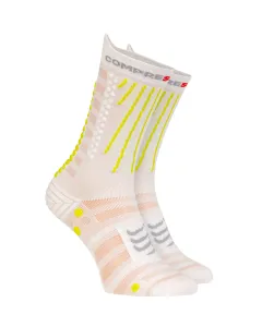 Compressport AERO SOCKS Cyklistické ponožky, biela, veľkosť