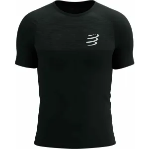Compressport PERFORMANCE SS TSHIRT M Pánske bežecké tričko, čierna, veľkosť #9223449
