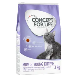 Concept for Life Mum & Young Kittens – Vylepšená receptúra! - 3 kg