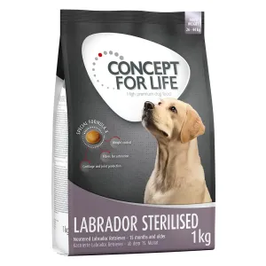 Concept for Life granule, 1 kg / 1,5 kg - 15 % zľava - 1 kg Labrador Sterilised