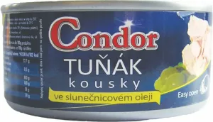Condor Tuniak kúsky v slnečnicovom oleji (plechovka) 170 g #1553358
