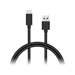 Kábel Connect IT USB-C na USB, 3A, 0,5m, čierna