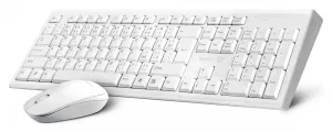 CONNECT IT Combo bezdrôtová biela klávesnica + myš, CZ + SK layout #77560