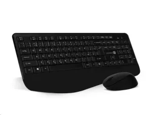 CONNECT IT Combo bezdrôtová čierna klávesnica + myš, CZ + SK layout #38275