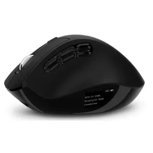 CONNECT IT FOR HEALTH Dual LED bezdrôtová ergonomická myš s LCD displejom, 2.4 GHz & Bluetooth 5.0, čierna