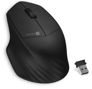 CONNECT IT Triple SmartSwitch bezdrôtová myš, 2.4 GHz & Bluetooth 5.0, čierna
