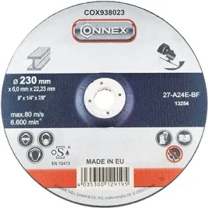 CONNEX Rezný kotúč nerez 230 mm, hrúbka 6 mm