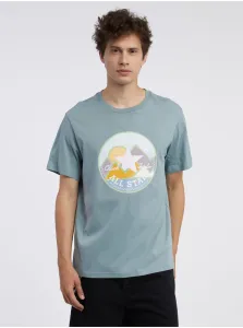 Light Green Men's T-Shirt Converse Coastal Remix - Men #7199478