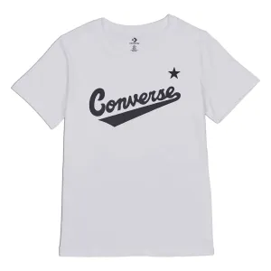 Converse SCRIPTED WORDMARK TEE Dámske tričko, biela, veľkosť