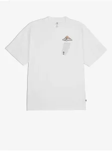 White Men's T-shirt Converse - Men #6875358