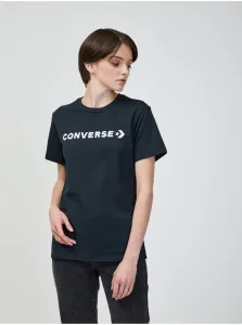 Čierne tričká Converse