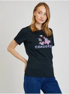 Black women's T-shirt Converse - Women #611500