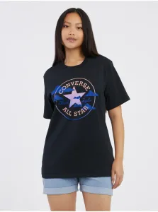 Black women's T-shirt Converse - Women #6875487