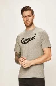 Converse CENTER FRONT LOGO TEE Pánske tričko, sivá, veľkosť S