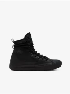 Čierne pánske kožené členkové topánky Converse Chuck Taylor All Star Terrain #8480832