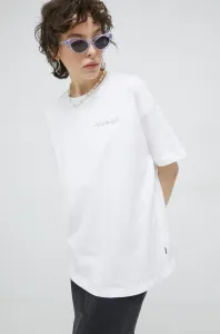 Bavlnené tričko Converse biela farba #7529224