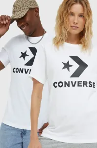 Converse STANDARD FIT CENTER FRONT LARGE LOGO STAR CHEV Pánske tričko, biela, veľkosť L