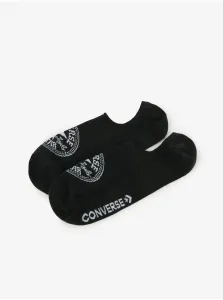 Sada dvoch párov unisex ponožiek v čiernej farbe Converse #622877