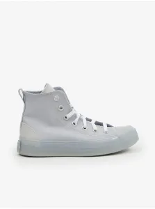 Light Grey Converse Chuck Taylor All St Womens Ankle Sneakers - Ladies #611681