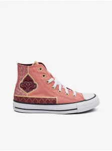 Pink Women Patterned Ankle Sneakers Converse Chuck Taylor - Women #7780035