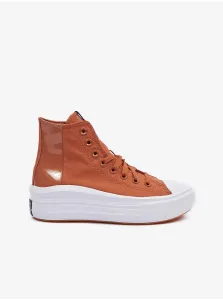 Brown Converse Chuck Taylor All Star Move Women's Ankle Sneakers - Womens #7780068