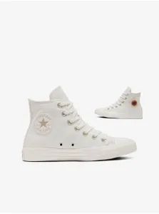 White Womens Ankle Sneakers Converse Chuck Taylor All Star - Ladies #7168537