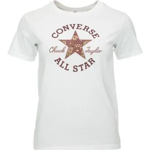 Converse CHUCK PATCH INFILL TEE Dámske tričko, biela, veľkosť #9239747