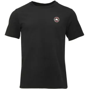 Converse CHUCK PATCH INFILL TEE Dámske tričko, čierna, veľkosť #9240402