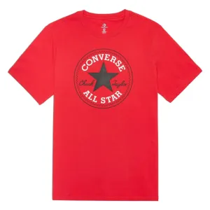 Converse CHUCK PATCH TEE Pánske tričko, červená, veľkosť S
