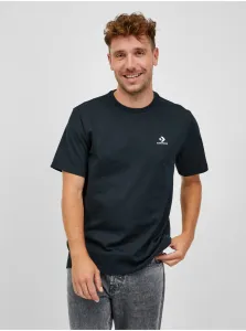 Čierne tričká Converse