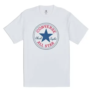 Converse CHUCK PATCH TEE Pánske tričko, biela, veľkosť M