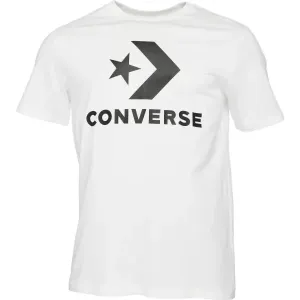 Converse STANDARD FIT CENTER FRONT LARGE LOGO STAR CHEV SS TEE Unisex tričko, biela, veľkosť S