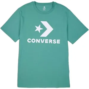 Converse STANDARD FIT CENTER FRONT LARGE LOGO STAR CHEV SS TEE Unisex tričko, svetlo zelená, veľkosť XL #5495932