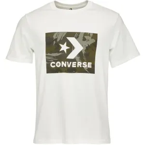 Converse STAR CHEVRON TEE Pánske tričko, biela, veľkosť #9289215