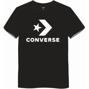 Converse STAR CHEVRON TEE Pánske tričko, čierna, veľkosť L