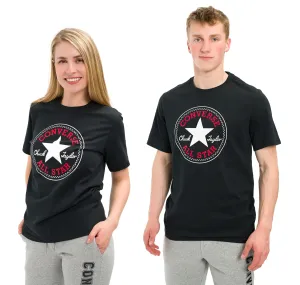 Bavlnené tričko Converse 10025459.A01-CONVERSEBL, čierna farba, s potlačou