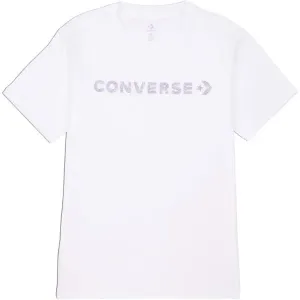 Converse WORDMARK SS TEE Dámske tričko, biela, veľkosť #5495296